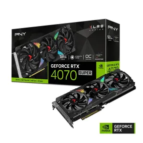 PNY GeForce RTX™ 4070 SUPER VERTO OC ARGB Triple Fan 12GB GDDR6X (VCG4070S12TFXXPB1-O)