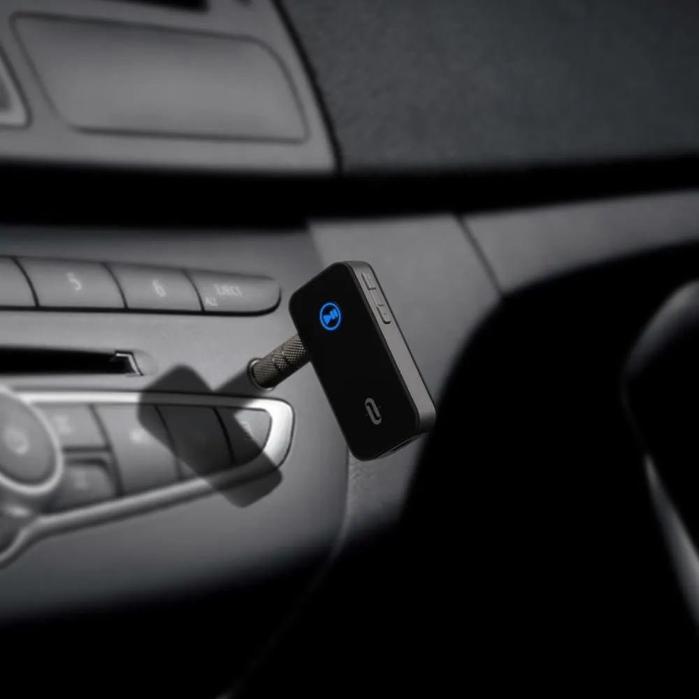 Portable Wireless Car Aux Adapter, 3.5mm Stereo Car Kits