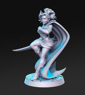 Prissa Final Fantasy 3D Printed Miniature