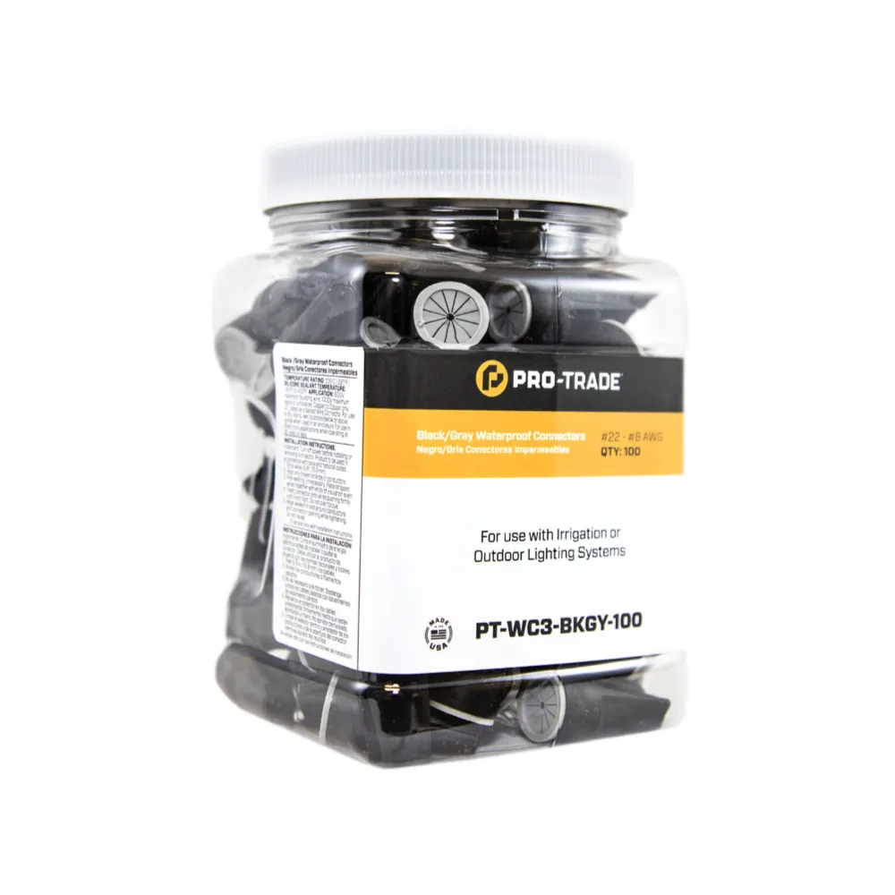 Pro-Trade Black/Gray Wire Connector