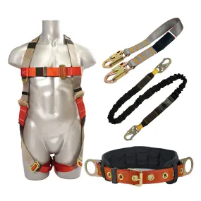 Pro-Tuff Boss Full Body Harness and Body Belt Combo Kit / C-H-TB205A-COMBO-C