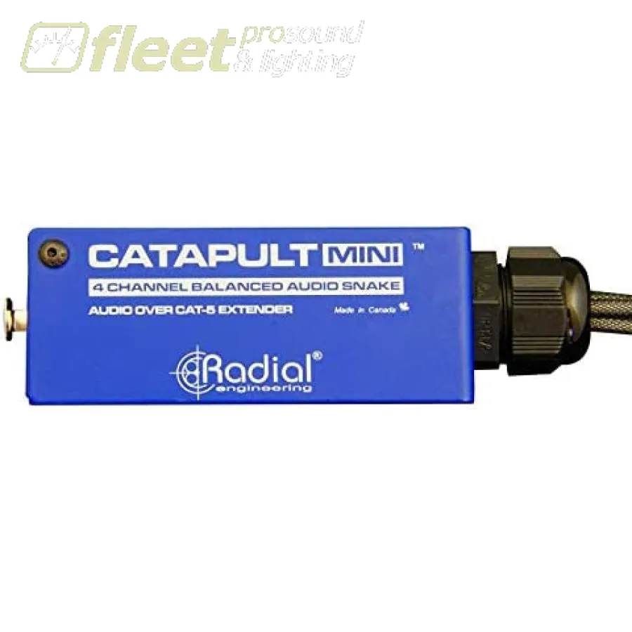 Radial Catapult Mini Rx - 4 Ch Cat-5 Mini Breakout Box