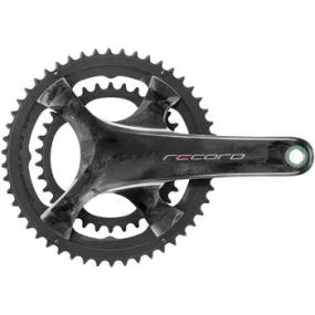 Record Bicycle Crankset - 172.5mm, 12-Speed, 50/34t, 112/146 Asymmetric BCD, Campagnolo Ultra-Torque Spindle Interface, Carbon