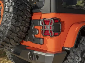 RUGGED RIDGE Elite Tail Light Guards in Textured Black for 18-up Jeep Wrangler JL & JL Unlimited (BLOW OUT)