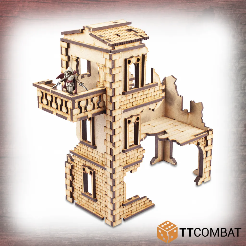 Ruined Modular Villetta Balcone Simona - Streets Of Venice