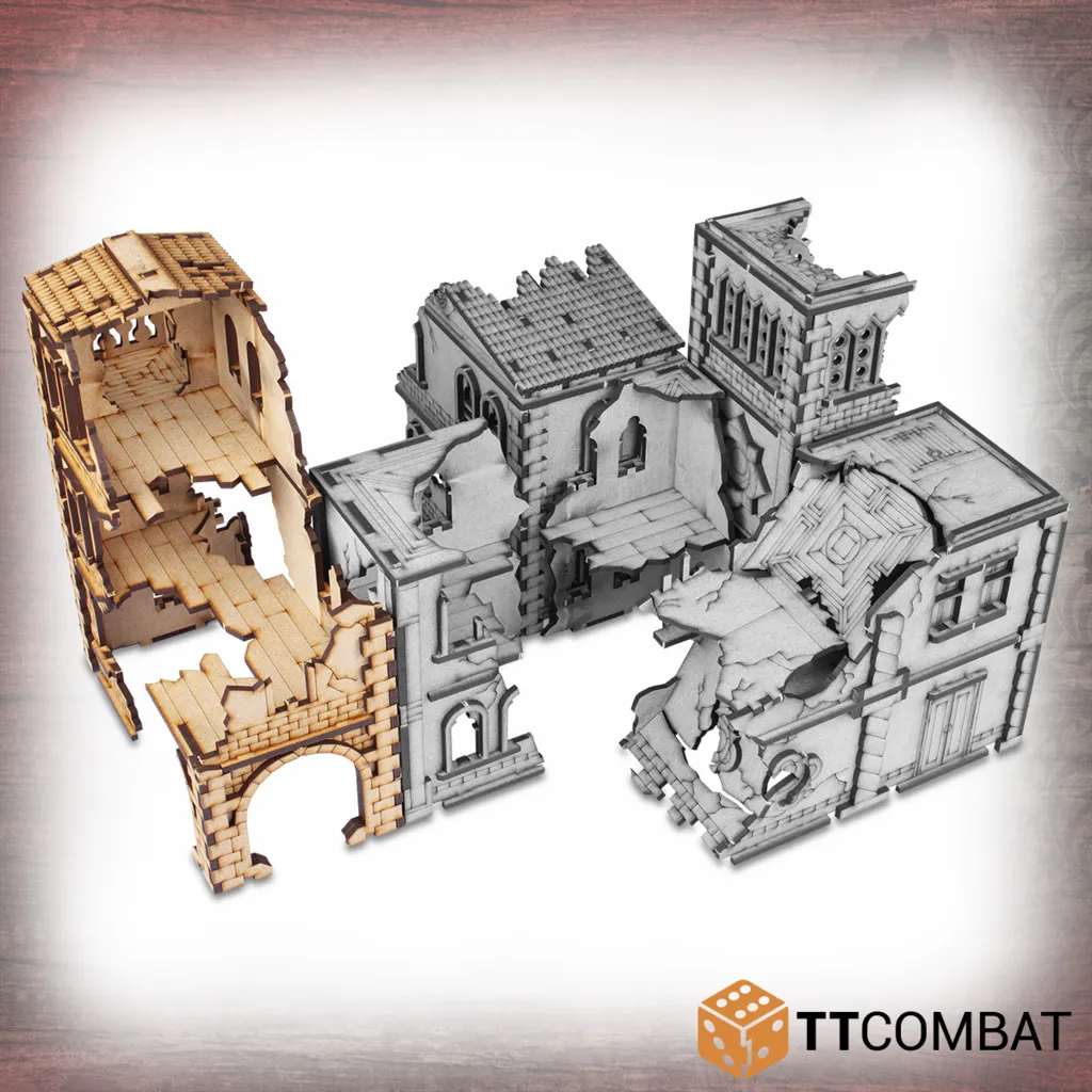Ruined Modular Villetta Balcone Simona - Streets Of Venice