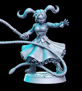 Sally Whipcracker Classic RPG 3D Printed Miniature