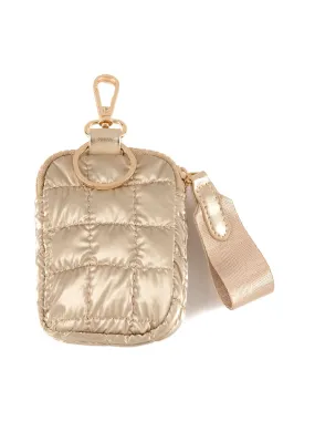 Shiraleah Logan Clip-On Pouch, Gold