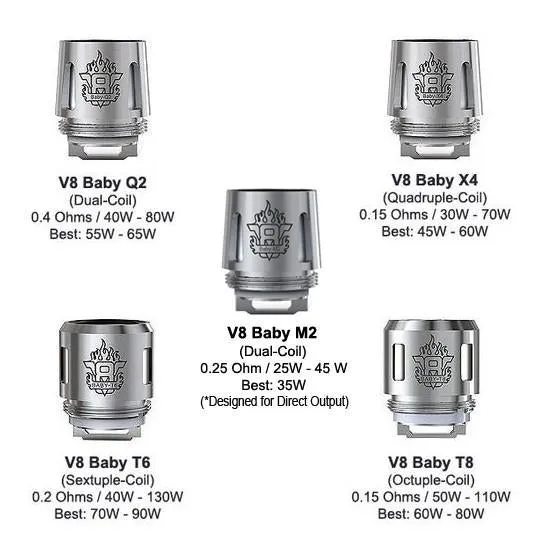 SMOK TFV8 Baby Replacement Coils - 5PK