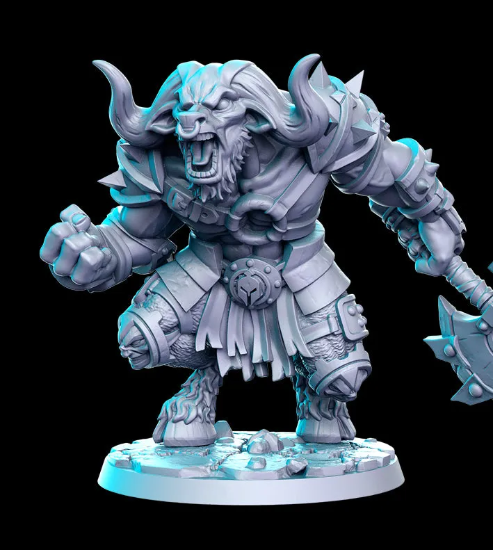 Spartaurus RPG Monsters 3D Printed Miniature