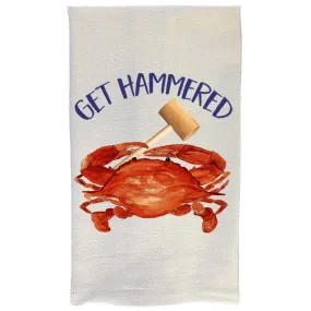 Steamed Crab Kitchen Towel- Get Hammered