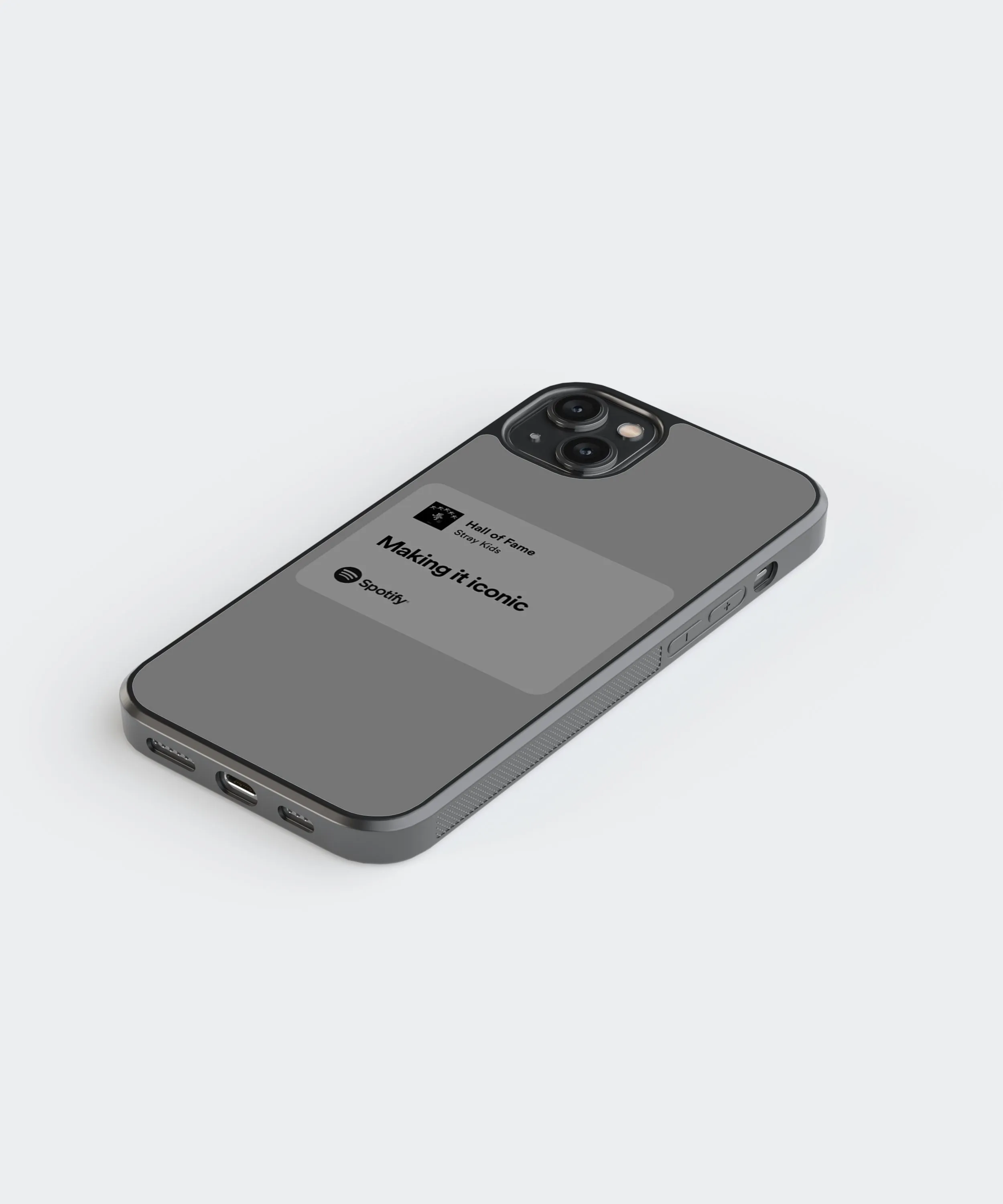 Stray Kids Hall of Fame Spotify Glass Phone Case Cover