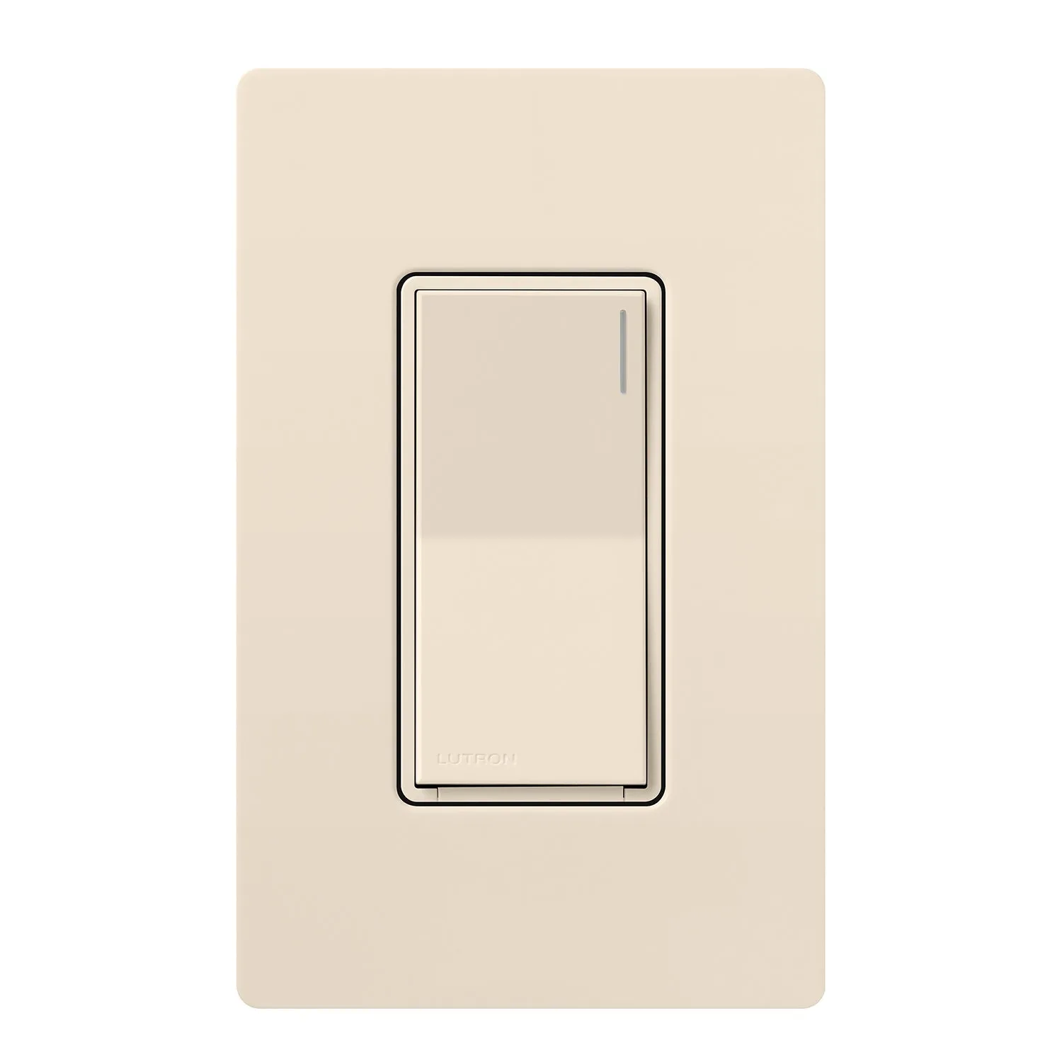 Sunnata Single Pole/Multi-Location Rocker Light Switch Light Almond