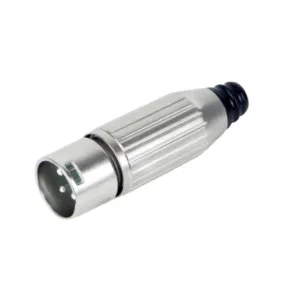Switchcraft AAA Series 3-Pin XLR Male Cable Mount, Nickel/Silver