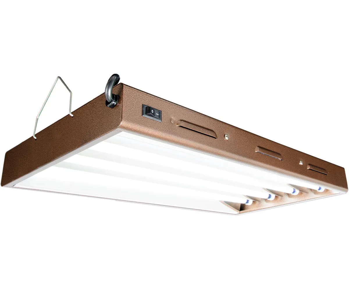 T5 Designer 2Ft 4 Tube Fixture w/ Bulbs