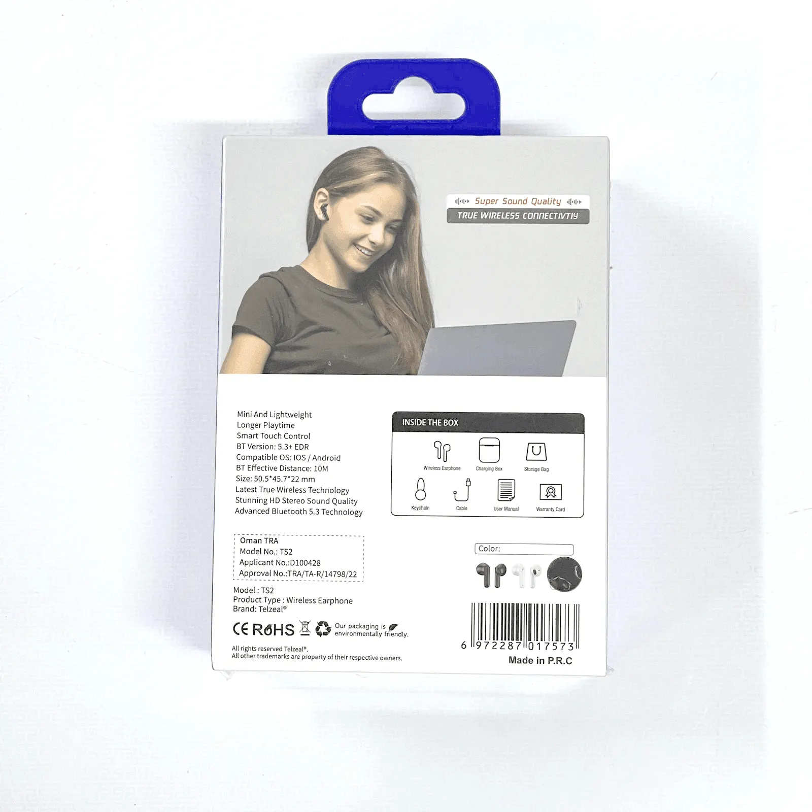 Telzeal Germany Wireless Earbuds TWS - TS2