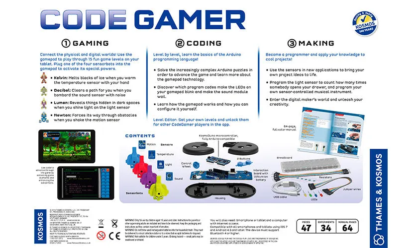 Thames and Kosmos Code Gamer