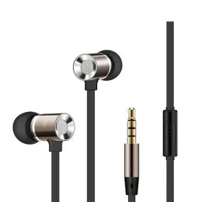 TOMKAS Wired Earphone for iPhone Samsung Xiaomi Phone In-Ear Stereo Sound Noise Canceling with Microphone Sport Earphones Case