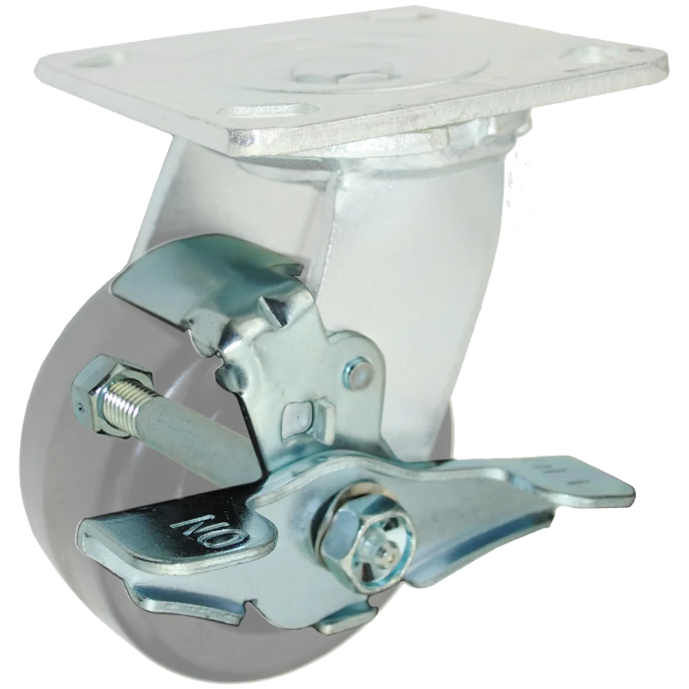 Top Lock Brake Kit for 4" x 2" Wide Casters