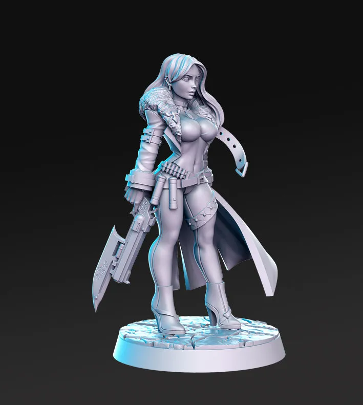 Trish Final Fantasy 3D Printed Miniature
