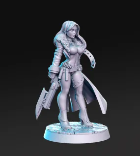 Trish Final Fantasy 3D Printed Miniature
