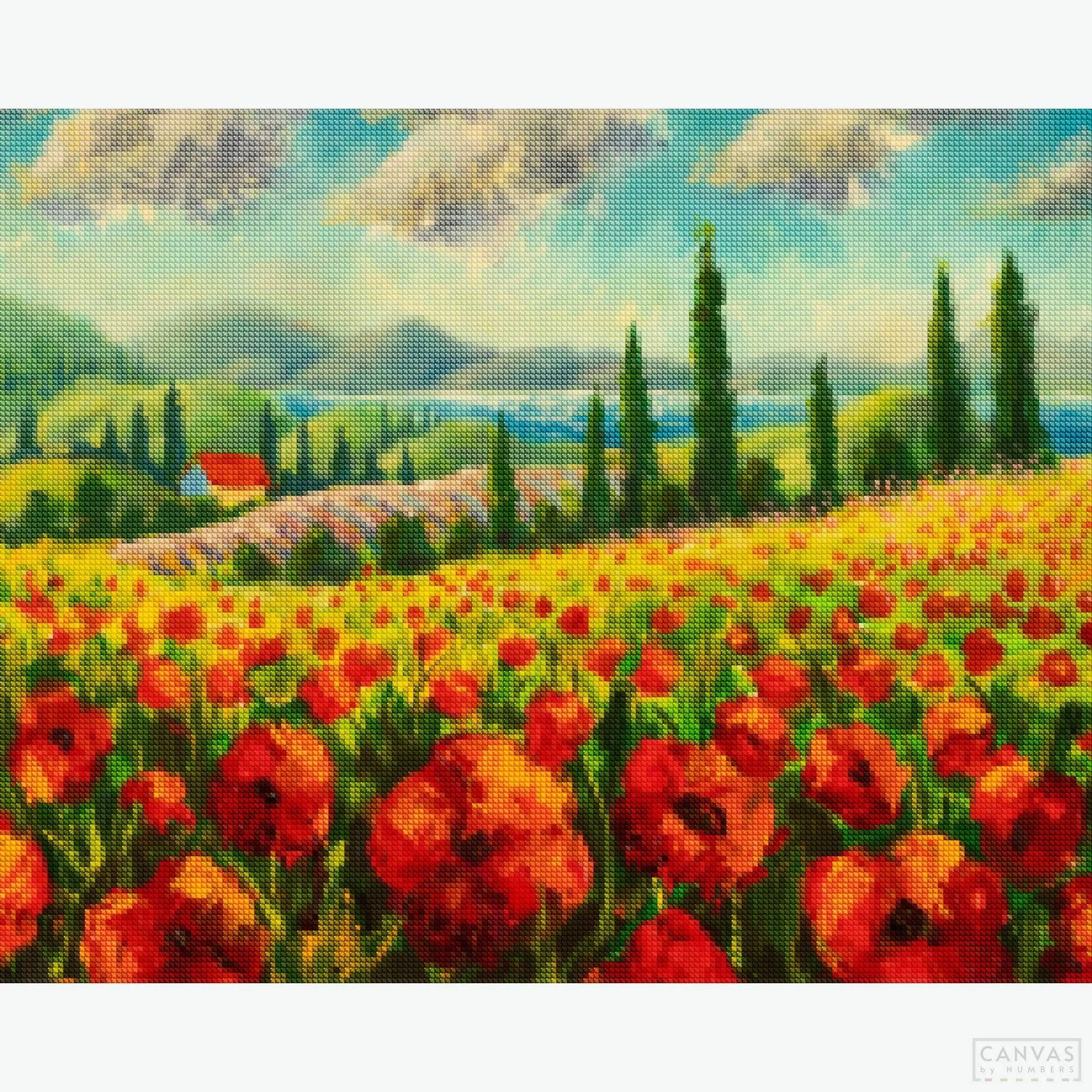 Tuscany Landscape - Diamond Painting