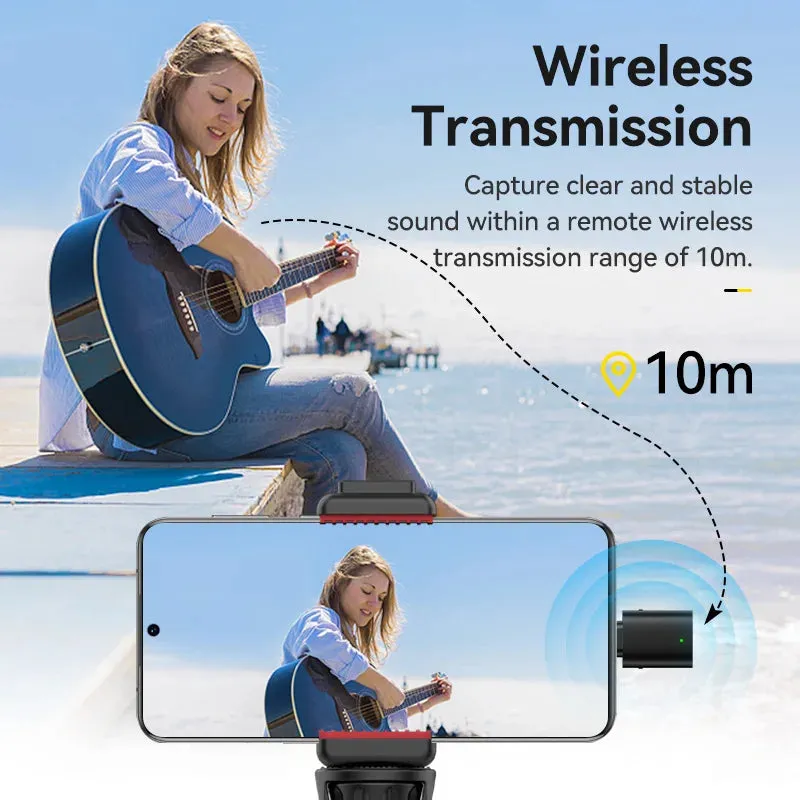 Ulanzi WM-10 Wireles Lavalier Microphone 1 to 1 Mic USB C