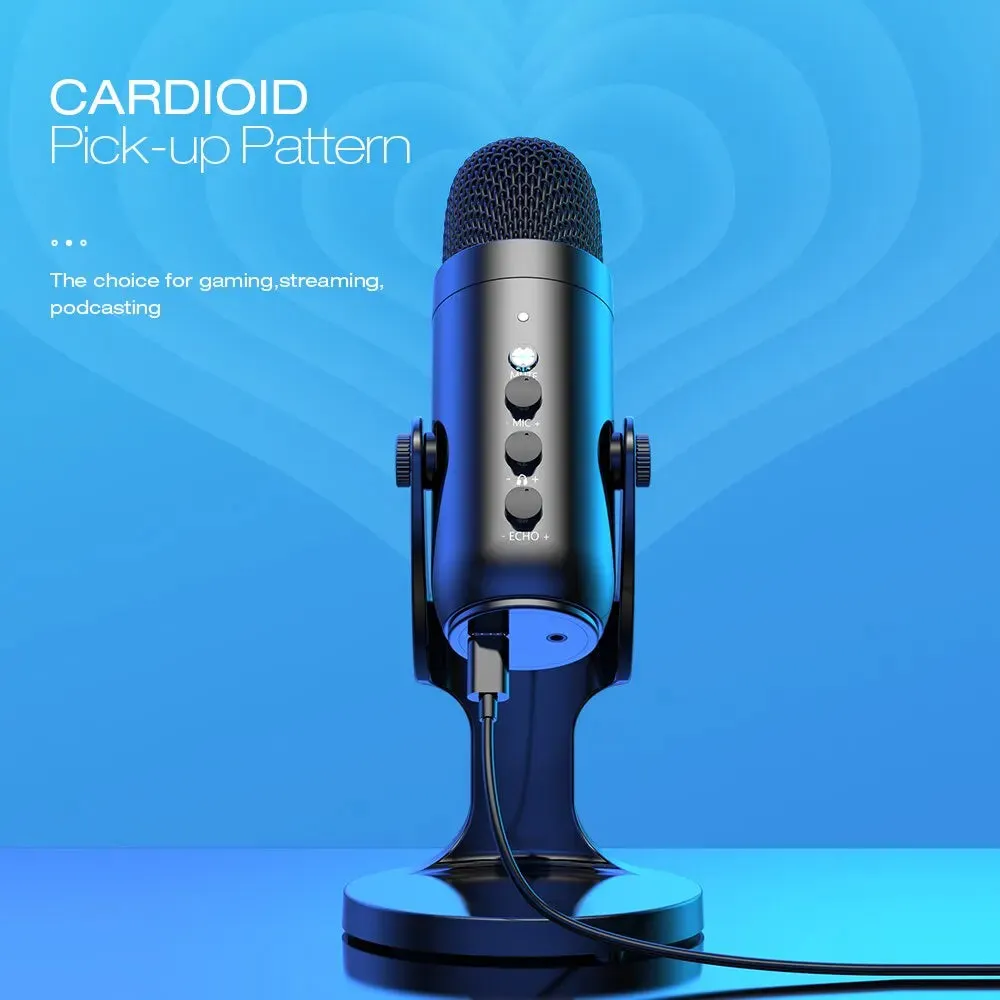 USB Microphone for PC, Mac, Gaming Recording Streaming Podcasting