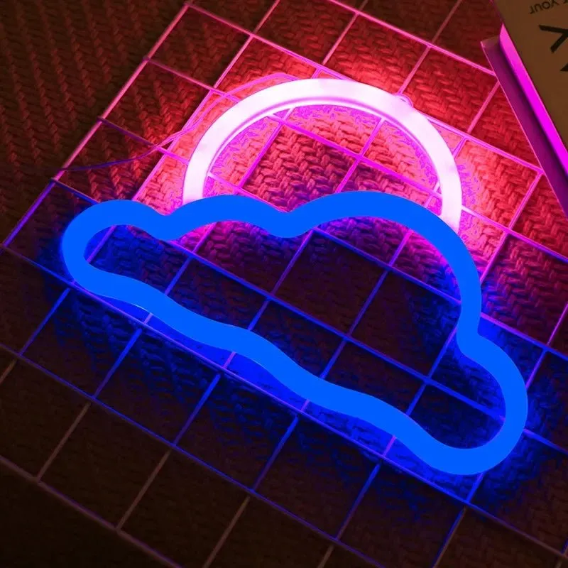 Vibrant LED Neon Light Game Pad, Star Sign Lamp and Other Designs – Dazzling Wall Art for Gaming Nights, Celebrations, & Festive Decor