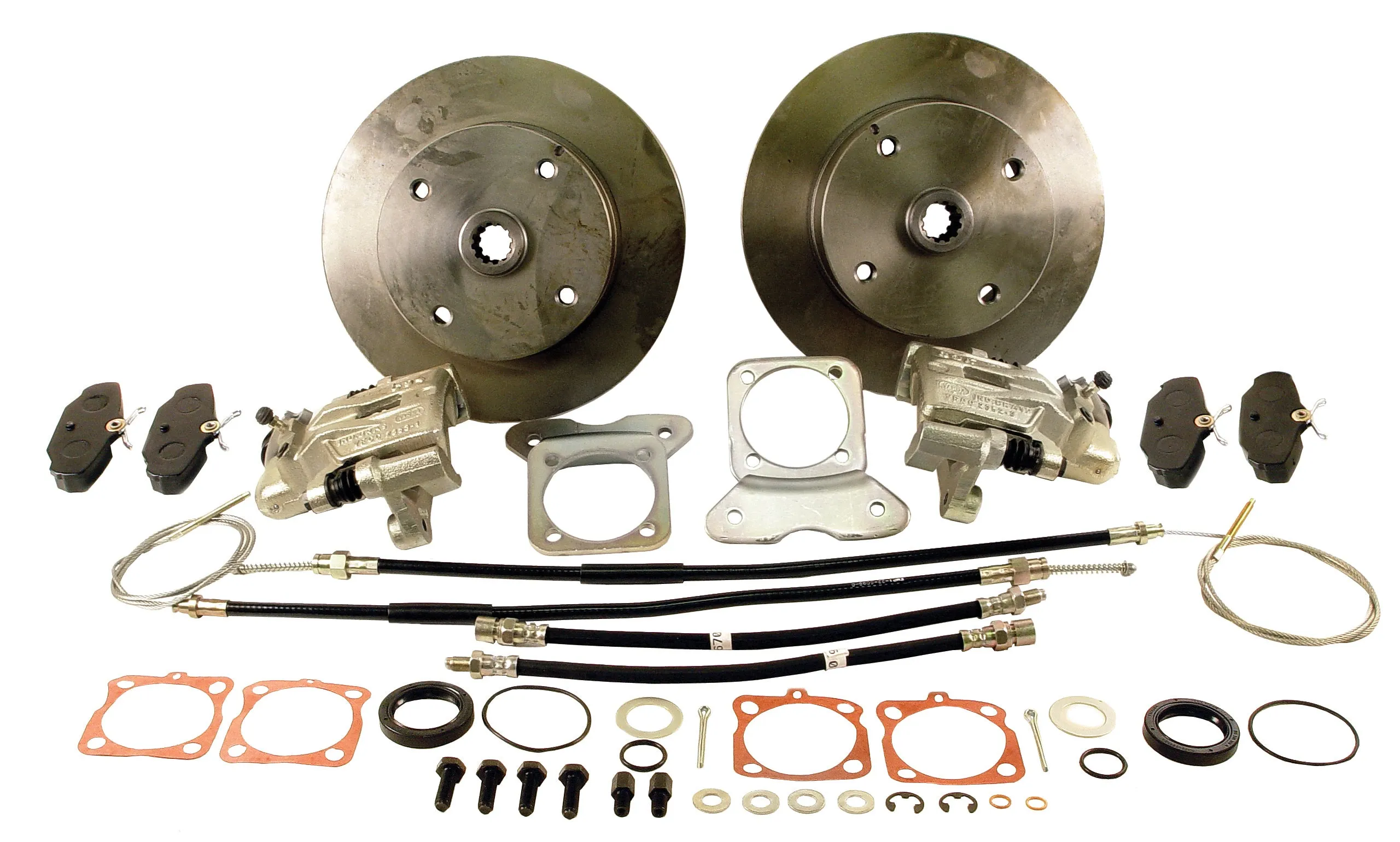 VW Bug Rear Disc Brake Kits With E-Brake