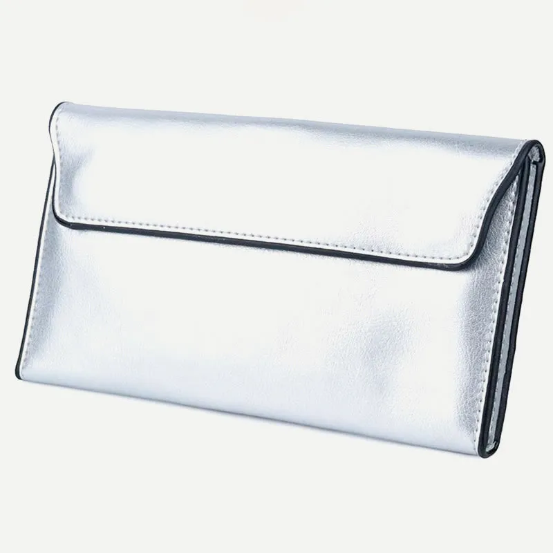 Wallet for Women Slim Multi-Function Minimalist Genuine Leather Handbag Purse