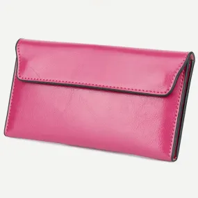 Wallet for Women Slim Multi-Function Minimalist Genuine Leather Handbag Purse