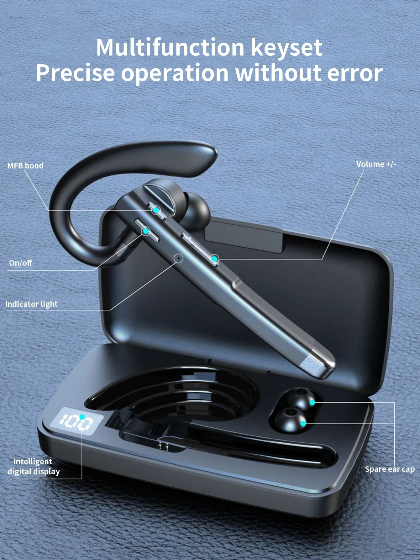 Wireless Earhook Earphone