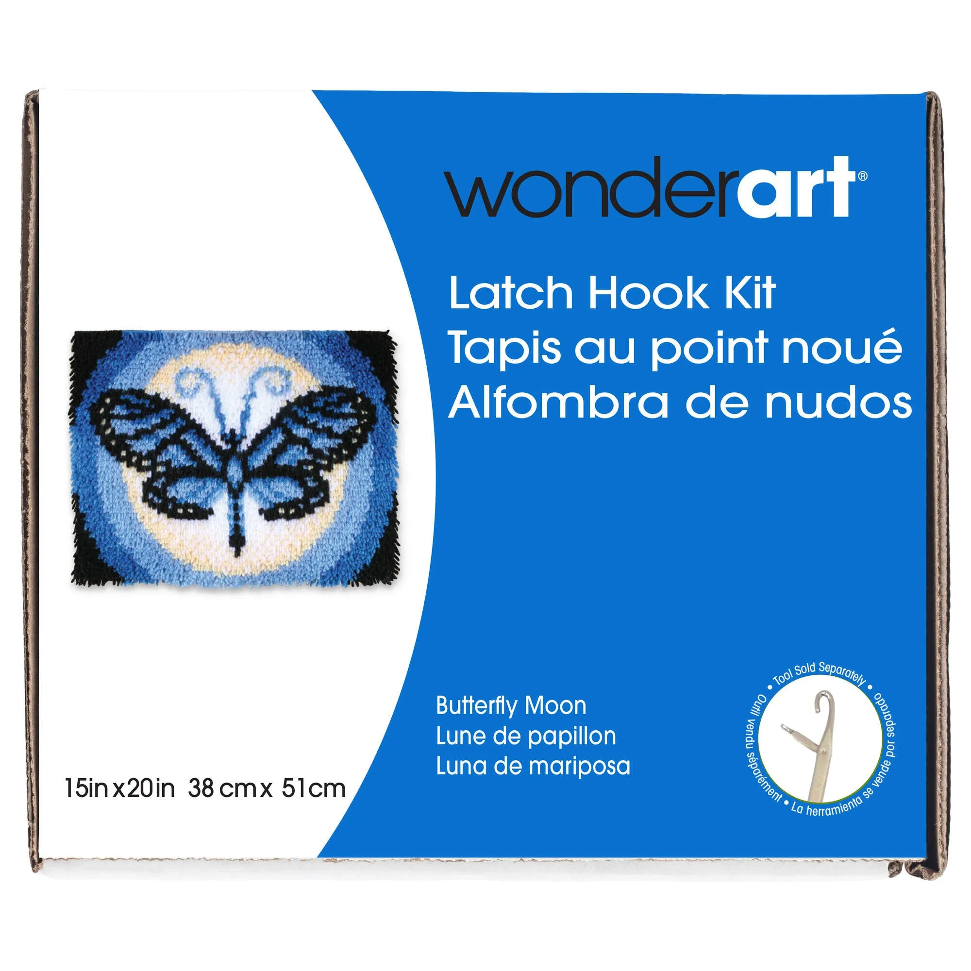 WonderArt Butterfly Moon Kit 15" x 20", Discontinued items