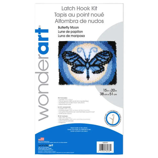 WonderArt Butterfly Moon Kit 15" x 20", Discontinued items