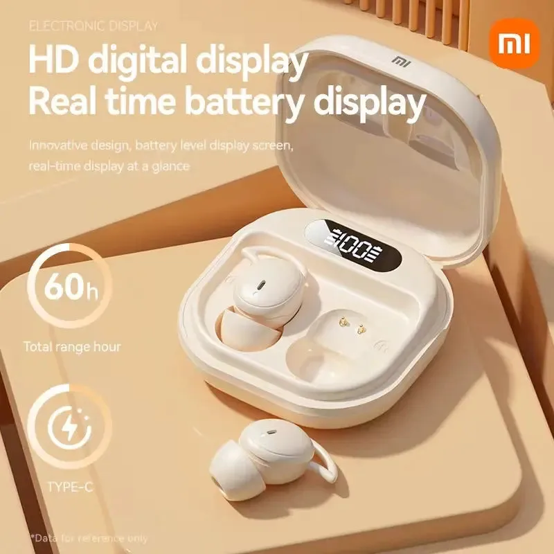 XIAOMI M72 New Sleeping Wireless Earbuds Mini Bluetooth5.4 Touch Cotrol In Ear Headphone comfortable Noise Reduction Headset