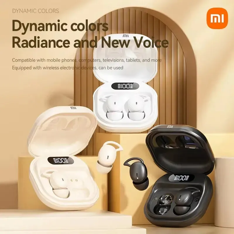 XIAOMI M72 New Sleeping Wireless Earbuds Mini Bluetooth5.4 Touch Cotrol In Ear Headphone comfortable Noise Reduction Headset