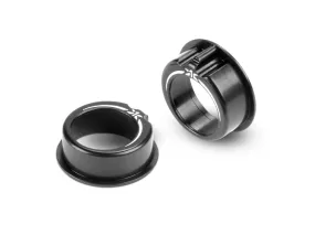 XRAY Alu Adjustable Ball-Bearing Hub  1mm - Black (2) - XY302064-K
