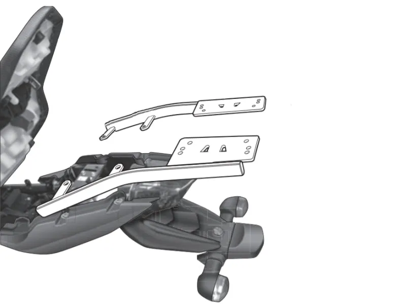 Yamaha Diversion XJ600 F ABS (09-16) SHAD Top Box Fitting Kit