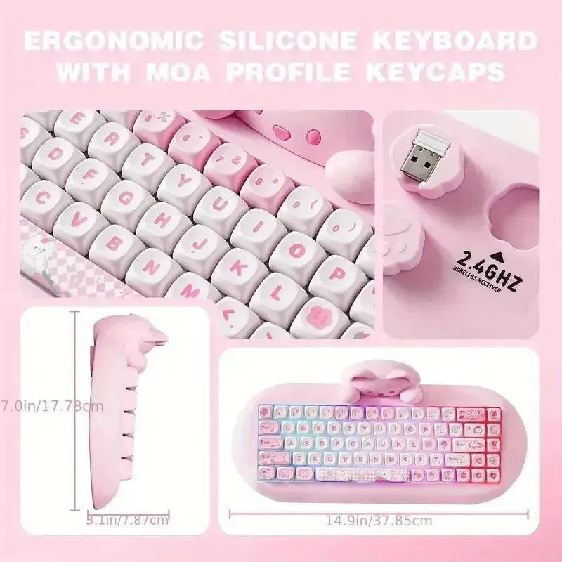 YUNZII C68 Wireless Mechanical Keyboard